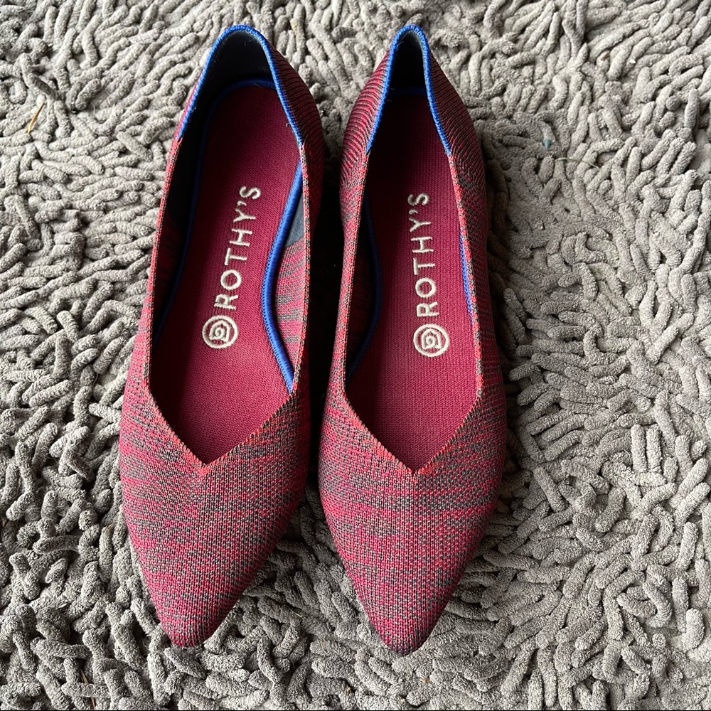 Rothy’s Crimson Heather Points